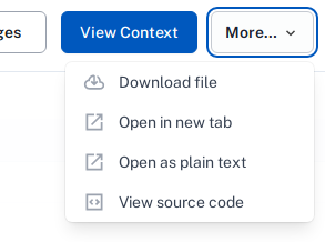 More dropdown